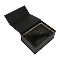 Boîte à chapeau en papier pliable écologique personnalisée avec impression de logo en couleur, boîte en carton pliable