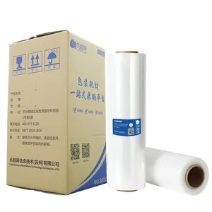 Ev ürünleri ve makine kullanımı için süper ince nem geçirmez LLDPE streç Film yumuşak plastik döküm