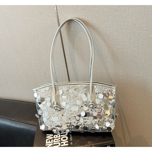 Advanced Texture <b>Bag</b> Women's Fashion Sequin <b>Bag</b> Western Style <b>Crossbody</b> <b>Bag</b> Women's Single Shoulder Armpit <b>Bag</b> - Product Image 3