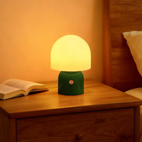 Veilleuse LED moderne RGB petite forme champignon, à intensité variable, écologique, pour ambiance salon, avec contrôle tactile