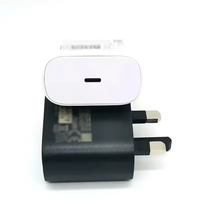 Cargador con Enchufe del Reino Unido, Carga Súper Rápida de 25W, Compatible con Samsung Galaxy S25, S26 Ultra, S24 FE, Edge, S25 Plus, A17, A16, A35, A55, A14, A54