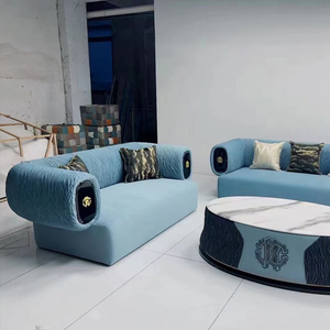 Bộ ghế sofa quầy <span class=keywords><strong>bar</strong></span> hiện đại kiểu Ý, thiết kế Wabi-Sabi, bọc vải bền, dùng cho thương mại, dành cho khách VIP, kiểu góc. - Product Image 2