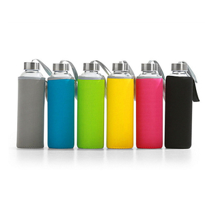 Individuell Bedruckte 500ML 1L Glas Wiederverwendbare Klare Trinkwasserflaschen für Tägliche Hydratation und Versorgung - Product Image 5