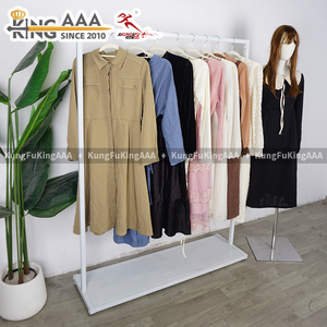 Abito Vintage da Donna KungFu KingAAA di Seconda Mano, Manica Lunga, Casual per l'Autunno, in Poliestere/Cotone - Product Image 2