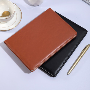 Wenzhou Manufacturer Custom Printed Logo Business Softcover Leather & Paper A5 Loose-Leaf Gift <b>Diary</b> Notebook - Product Image 5