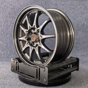 Jantes en alliage d'aluminium moulé par flux haute performance de 15 pouces 4x100 A356.1 8 trous légères pour voitures de tourisme et de course - Product Image 2