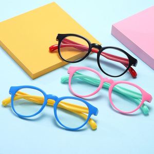 Gafas de Silicona Coloridas para Niños y Niñas, con Logotipo Personalizado, a la Moda, Lindas, con Protección Contra la Luz Azul del Ordenador - Product Image 1