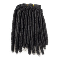 ANNA Lot de Cheveux Bouclés Semi-Naturels Pixie Super Double Drawn, Mélange Doux, Paquets de Cheveux Bouclés Semi-Naturels en Gros