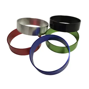 Anillos de aluminio anodizado personalizado Cnc, servicio de torneado Cnc de 100 piezas