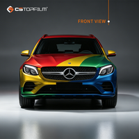 Vinilo para Rotulación de Vehículos de Alta Resolución con Impresión Digital, TPU Multicapa con Protección UV para Mercedes GLE - Diseño Personalizado con la Bandera de Portugal