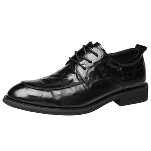 Zapatos de Oficina para Hombre de Cuero Genuino, Ligeros y Transpirables, con Punta Cuadrada y Estilo Británico, de Alta Calidad y Diseño de Lujo - Product Image 3