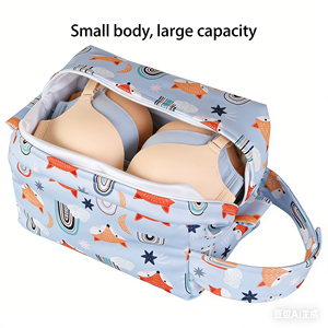 Sac étanche en PUL imprimé, robuste et économique, pour serviettes hygiéniques lavables, sac à <span class=keywords><strong>langer</strong></span> réutilisable, sac portable écologique - Product Image 5