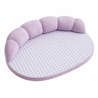 Coussin pour animaux de compagnie respirant à motif à carreaux, tapis d'été, tapis de couchage, lit pour petit chien, canapé pour chien Teddy, nid pour chat, toutes saisons