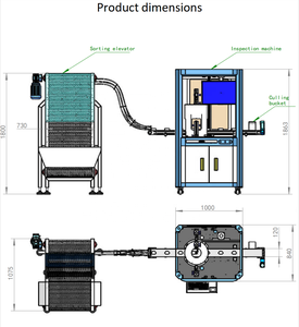 MOYHALL TL-5100-HT Machine d'inspection visuelle à apprentissage profond IA pour défauts d'apparence des couvercles en plastique <span class=keywords><strong>calibre</strong></span> 38, 1 an de garantie - Product Image 5