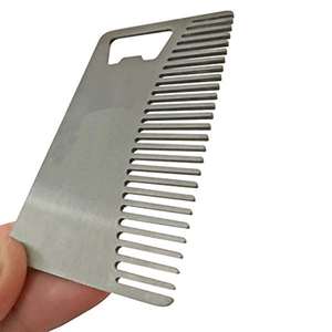 Wholesale Creative <strong>Man</strong> Beard Comb Bottle Opener Credit <strong>Card</strong> Bottle Opener - Product Image 2