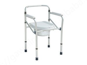 Ghế phòng ngủ cho người cao tuổi hàng đầu bán bệnh viện gấp commode ghế nhà vệ sinh với xô Bô ghế thép commode ghế - Product Image 4