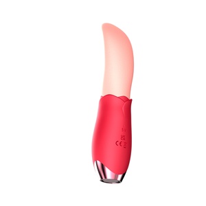 Krachtige tongvibrator voor vrouwen - <span class=keywords><strong>G</strong></span>-<span class=keywords><strong>spot</strong></span> en clitoris stimulator van siliconen+ABS, IPX-5 waterdicht, USB oplaadbaar, voor volwassenen. - Product Image 4