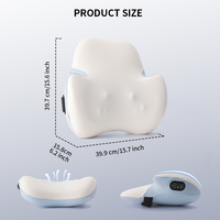 Soutien lombaire coussin de Correction de Posture assise masseur de dos électrique coussin de soutien lombaire ergonomique réglable pour le corps entier