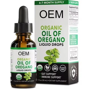 Gotas de Guanábana Orgánicas OEM, Aceite de Orégano en Gotas Líquidas Orales para la Salud Intestinal, Apoyo Inmunológico y Digestivo, 30 ml - Product Image 1