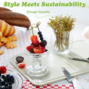 Palillos <span class=keywords><strong>de</strong></span> Bambú Ecológicos al por Mayor con Diseños <span class=keywords><strong>de</strong></span> Dibujos Animados, Palitos Decorativos <span class=keywords><strong>de</strong></span> Madera para Cócteles, Aperitivos, Frutas, Postres y Eventos - Product Image 2