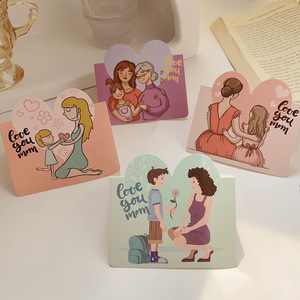 Cartes d'anniversaire pour enfants en carton, impression quadricolore, style Ins, vente en gros, cadeaux pour la fête des mères, la Saint-Valentin, <span class=keywords><strong>les</strong></span> fêtes - Product Image 1