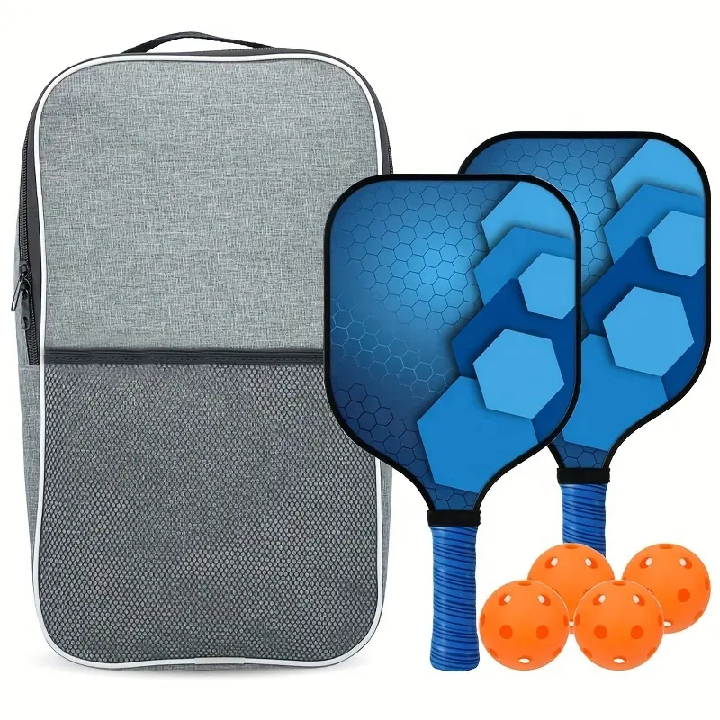 Pabrik OEM tas penyimpanan raket Pickleball pemegang raket olahraga luar ruangan raket Pickleball Kit dayung tas raket katun kanvas