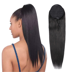 <span class=keywords><strong>Queue</strong></span> <span class=keywords><strong>de</strong></span> <span class=keywords><strong>cheval</strong></span> en cheveux humains, style lisse, longueur uniforme et brillance naturelle pour un look quotidien glamour ou élégant - Product Image 3