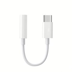 Adaptateur audio de type C vers 3,5 mm de haute qualité, câble audio auxiliaire, prise jack pour écouteurs, casques, haut-parleurs - Product Image 1