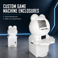 Boîtier de machine de jeu en ABS épais sur mesure, toutes formes, pour borne d'arcade, machine à griffes, fabricant direct OEM ODM