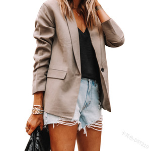 <span class=keywords><strong>Chaqueta</strong></span> de <span class=keywords><strong>talla</strong></span> <span class=keywords><strong>grande</strong></span> para <span class=keywords><strong>mujer</strong></span>, traje Formal, varios colores, 5XL, otoño - Product Image 2