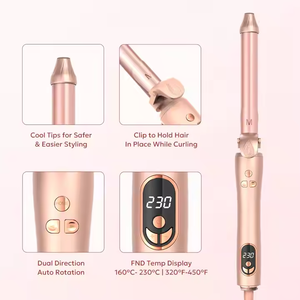 3-in-1 tragbares automatisches thermisches Lockenstab-Set Rotierender Locken wickler für wunderschöne Locken wellen für den Heimgebrauch OEM/ODM - Product Image 4