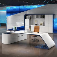 Escritorio Ejecutivo Moderno en Forma de L de Primera Calidad para Oficina en Casa con Acabado de Madera Premium y Diseño Ergonómico
