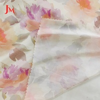 Tissu en viscose 100% à imprimé floral, tissu en mousseline de soie, rouleau de tissu pour la confection de robes, vente chaude