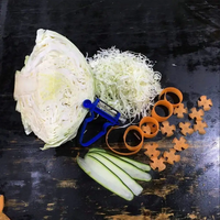 Hete Aanbieding Groothandel Op Maat RVS Driedelige Aardappel Schilmesel Hakmes Trio Keuken Gadgets Duurzaam 3-delige Set