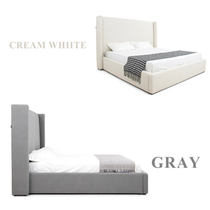<span class=keywords><strong>Letto</strong></span> Moderno per Camera d'Albergo con Struttura in Legno Massello e Doghe, Set di Mobili di Lusso per Camera da <span class=keywords><strong>Letto</strong></span> per Appartamenti e Ville - Product Image 3