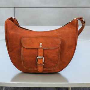 Sac à bandoulière en cuir véritable pour femmes, élégant, durable, pour voyage, travail ou décontracté, avec plusieurs compartiments, doux - Product Image 1