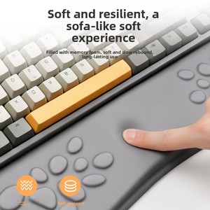 Reposamuñecas Ergonómico de Espuma Viscoelástica para Teclado Mecánico y Alfombrilla de Ratón de Anime, para Uso en Oficina, Transfronterizo - Product Image 3