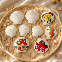 Kit de Peinture sur Coquillages pour Enfants – Ensemble Créatif DIY avec Coquillages, Peintures, Paillettes, Colle et Autocollants – Jouet Artistique Fait Main pour Enfants, Cadeau ou Faveur de Fête