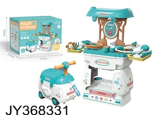 Ensemble <span class=keywords><strong>de</strong></span> jeu <span class=keywords><strong>de</strong></span> docteur 2 en 1 Portable Doctor Pretend Play Toy Sets Medical Suitcase for Boys Girls - Product Image 4
