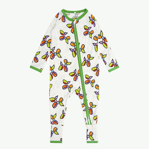 Productos al por mayor Mameluco de bambú con burbujas para bebé Mamelucos con estampado de animales para bebé Mameluco sin mangas personalizable - Product Image 3