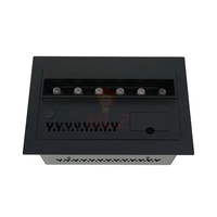 Cheminée électrique encastrable en métal de 36 cm avec flammes LED 3D, télécommande, économie d'énergie, effet vapeur d'eau pour la décoration de la maison