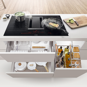 Armoire de cuisine pour <span class=keywords><strong>micro</strong></span>-ondes, armoire avec accessoires, tiroir, panier - Product Image 2