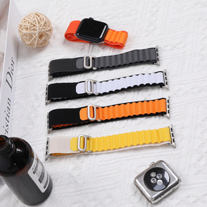 Bracelets de montre connectée pour hommes, bracelet de montre en nylon élastique <span class=keywords><strong>Alpine</strong></span> Loop pour <span class=keywords><strong>Apple</strong></span> <span class=keywords><strong>Watch</strong></span>, bracelet de sport - Product Image 6