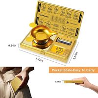 Wholesale Fuzion Brand Portable Mini Digital Pocket Scale 0.001g Battery Powered Stainless Steel Material Diamond Gold Jewelry