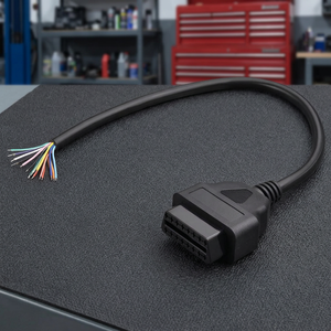 Câble OBD2 16 broches femelle vers fils ouverts pour diagnostic automobile et câblage personnalisé - Product Image 4