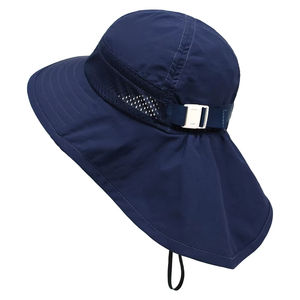 Sombrero de Verano para Niños, Visera para el Sol, Ligero, Transpirable, de Malla, Protector Solar, Sombrero de Pescador para Bebés - Product Image 3