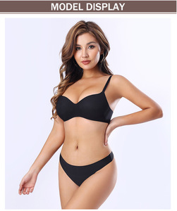 Custom Logo Silk Traceless No Show Private Label Bikini <strong>Swimsuit</strong> <strong>Thong</strong> Women Underwear Panties Seamless <strong>Thong</strong> - Product Image 5