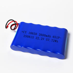CY Custom ized Wiederauf ladbarer 18650 6 S1P 22,2 V 2600mAh Lithium-Ionen-Akku CE-zertifizierter 500-Takt für Elektroroller-Drohnen - Product Image 6