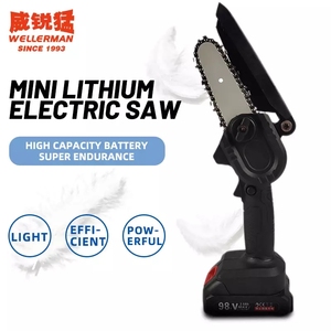 <span class=keywords><strong>Mini</strong></span> <span class=keywords><strong>Motosierra</strong></span> Eléctrica de Mano con Batería, <span class=keywords><strong>Motosierra</strong></span> Eléctrica de 4 Pulgadas - Product Image 2