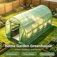 Serre de jardin multi-ventilée, flux d'air réglable pour équilibrer la température et l'humidité intérieures